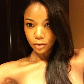 Gabrielle Union topless leaked selfie