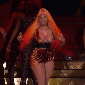 Nicki Minaj nude nipple