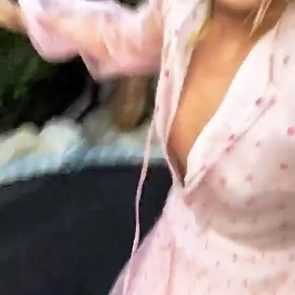Chloe Bennett nude nip slip